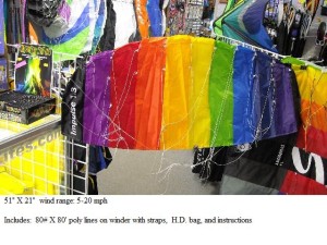 Barracuda Power kite- Multi Coloured, $125