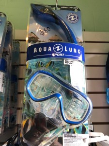 Aqua Lung Explore Series: Compass Mask. Shatter resistant PC lens. Anti-Fog for clear vision. Submersible Pivot-Dry technology in snorkel to keep water out. Hypoallergenic silicone mouthpiece. $80