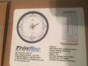 Trintec 10" Tide Clock $70